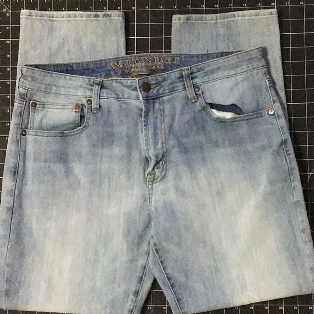 SOLD***American Eagle Men’s 360 Extreme Flex, slim Straight size 34x30 - Picture 2 of 4